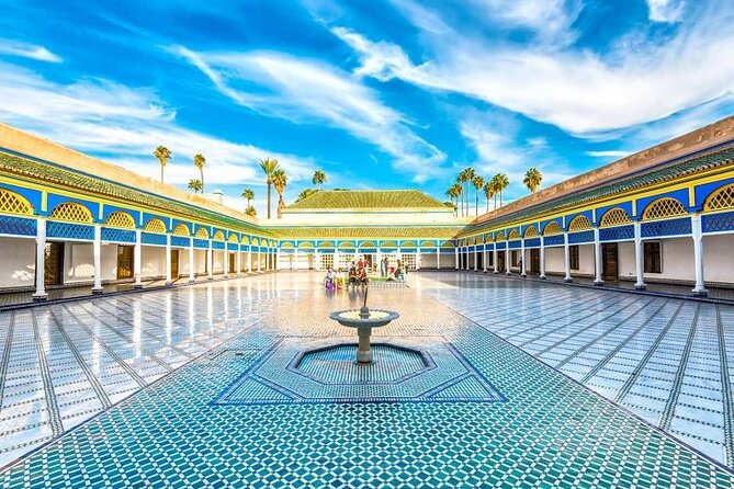 1 Day Guided Tour in Marrakech from Agadir - Bahia Palace: Moorish detail in the 40-minute window