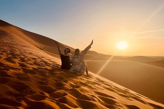 2 days luxury desert trip [fes to fes or marakech] - Day 2: Dawn Over the Dunes, Sand Skiing, Then Back to Fez