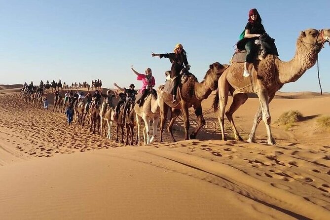2 Days Luxury Tour to Merzouga Desert from Fez with Small Group - Sunset, Berber dinner, wood fire, and star time