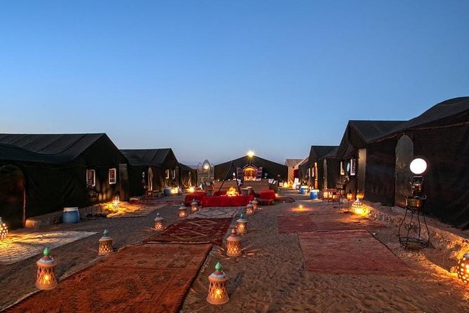 2-Days Zagora desert tour from Marrakech - Nomad camp reality: luxury vs economic tent comfort