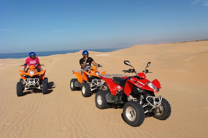 3 Activities in 1 day :Camel riding+ Jet ski+Quad biking - Wildlife, Weather, and Responsible Off-Roading in Morocco
