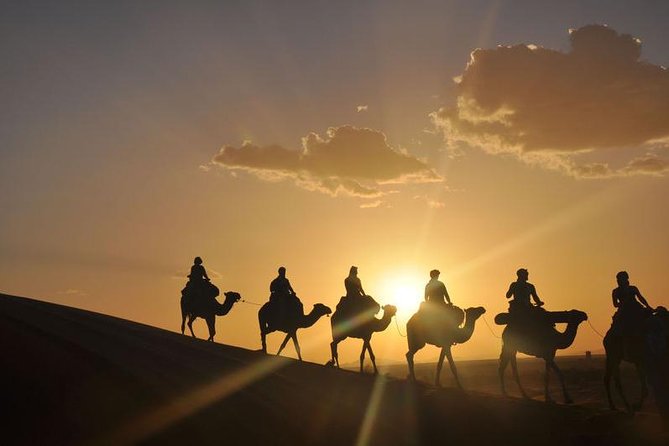 3 Day Desert Tour Marrakech to Fes - Erg Chebbi dune time: sunset and sunrise camel rides