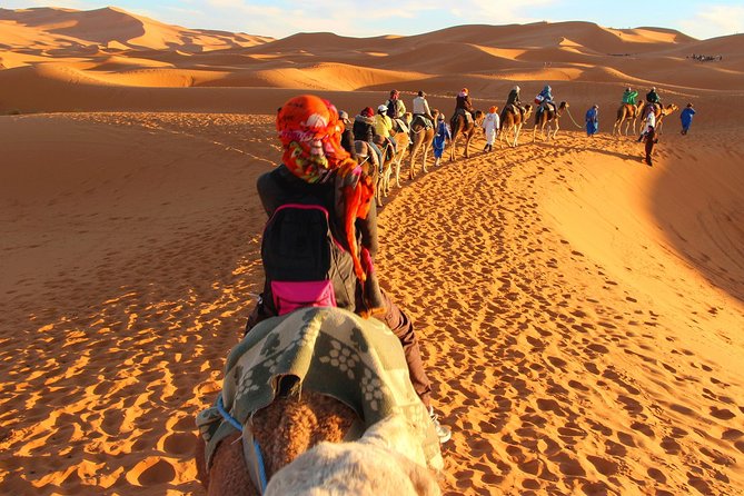 3-Day Tour to Merzouga Erg Chebbi with Food & Camel Trek - Day 1: High Atlas crossing and Ait Benhaddou kasbah, then Skoura oasis