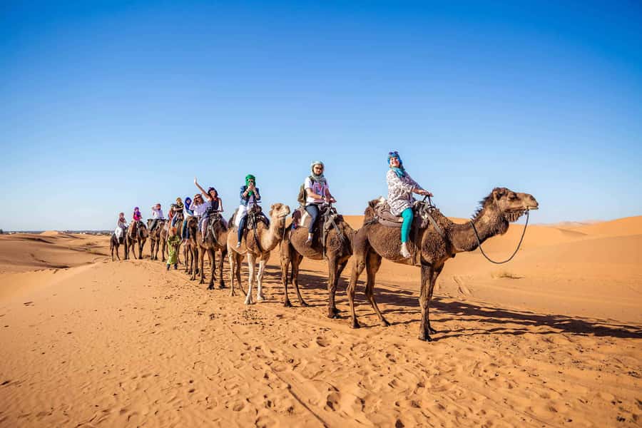 3 Days Desert Tour from Fez to Marrakech via Merzouga - Merzouga: sunrise camel ride, desert camp dinner, and that starry night