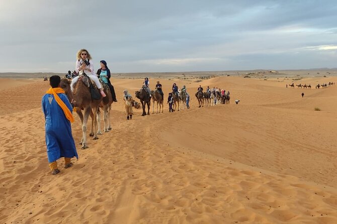 3 Days Luxury Desert Tour From Fes To Marrakech via Merzouga - Desert morning: sunrise breakfast and the return ride