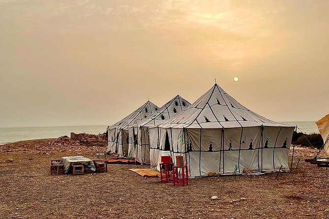 3 hours Camel Ride in Essaouira with Dinner and Overnight in Berber Camp - Day 2: Sidi Kaouki stop, shower time, then back to Essaouira