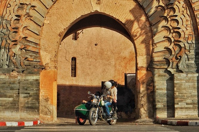 3h Private Sidecar Ride / Secrets of Marrakech - Your route: Medina, Gueliz, and the palm grove (with room to steer)