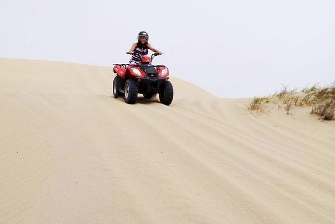 3h quad bike: Thrills in the beach and dunes - Safety and Comfort: What the Helmet and Guide Really Do