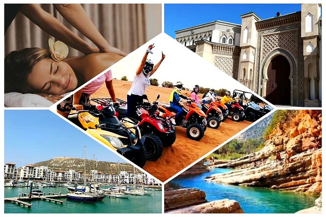 4 excursions in 1 pack = city tour + hammam massage + quad or buggy + paradise - Day 1 City Tour: Marina d’Agadir, Kasbah Oufella Views, Mohamed V Photos