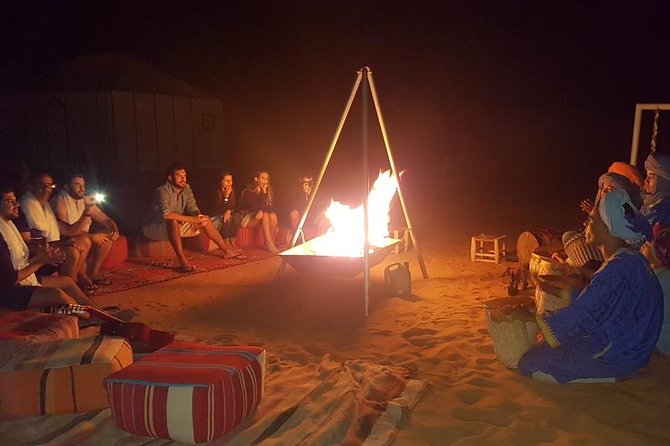 7-days: Casablanca to Chefchaouen then Fes and Sahara Desert - Camel Trekking - Day 5: Flamingo Lake when seasonal, Khamlia lunch, camel trek to a Berber camp
