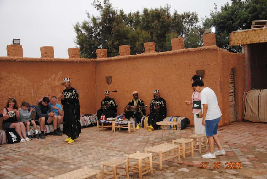 Agadir: Camel or Horse Ride + BBQ & Transfer Sunset Optional - BBQ Dinner and Moroccan Tea: What the Evening Meal Feels Like