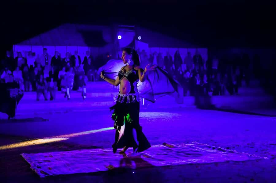 Agadir: Fantasia Berber Night Show and Dinner - A Caidal tent dinner is the whole point