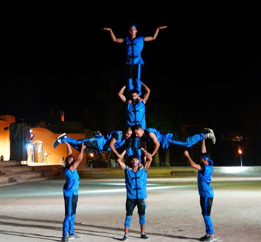 Agadir: Fantasia Berber Night Show and Dinner - Eating while the acts happen: why the format matters