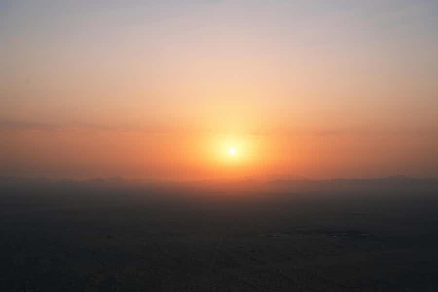 Agadir: Hot Air Balloon Flight with Breakfast - Mint tea and the pre-flight vibe before you float