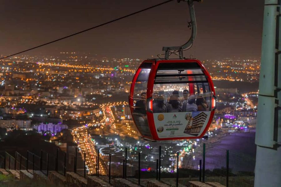 Agadir: Night Cable Car Round-Trip Ticket - Starting at Danialand near Pont Tildi, then going up fast