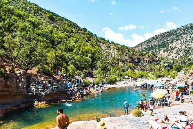 Agadir or Taghazout: Paradise Valley Atlas Mountain - Paradise Valley itself, river canyon, Berber cliff villages, and quiet nature