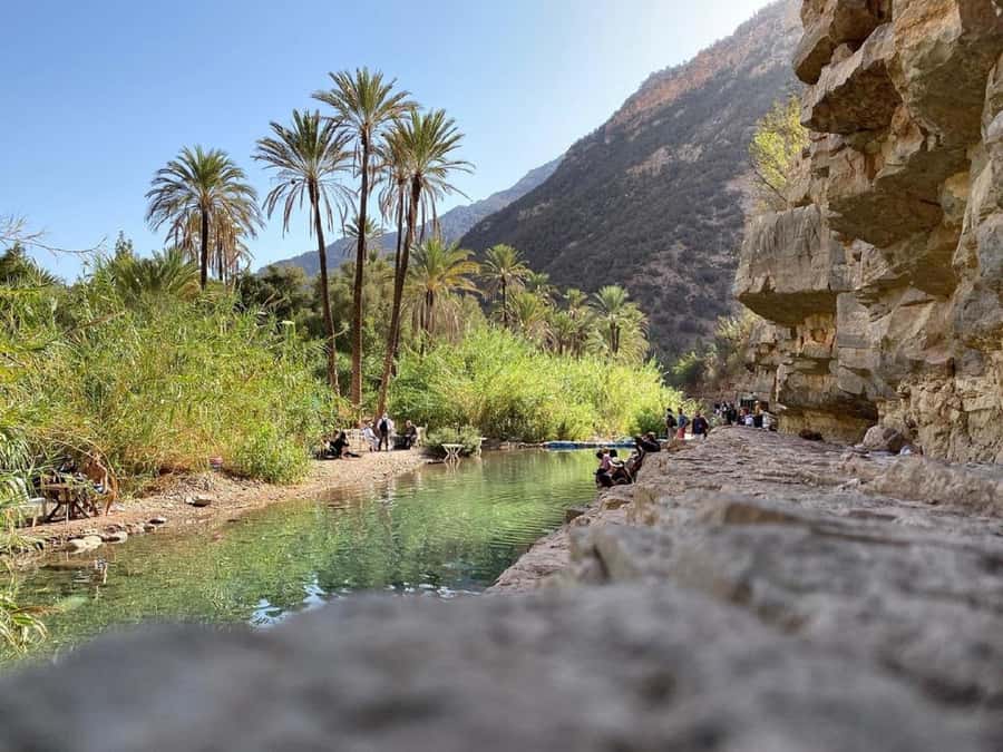 Agadir: Paradise Valley & Desert Sand Dunes with Camel Ride - Entering Paradise Valley Pools: The 15-Minute Hike and Photo Stops