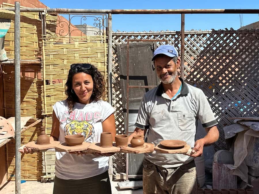 Agadir: Pottery Workshop with Artisanal Expert - Moroccan pottery you can use at home: bowl, cup, tagine