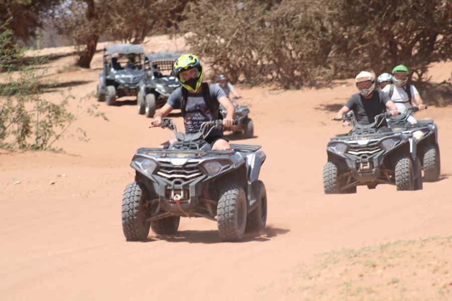 Agadir: Quad Bike Desert&Beach Adventure with Free Pickup - Pickup, van ride, and the calm start you want in Morocco