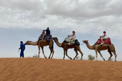 Agadir sunset on Camel Ride With Barbecue