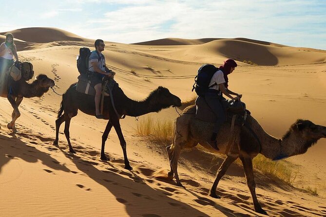 Agadir sunset on Camel Ride With Barbecue - When Mist Blunts the Sunset, the Plan Still Holds