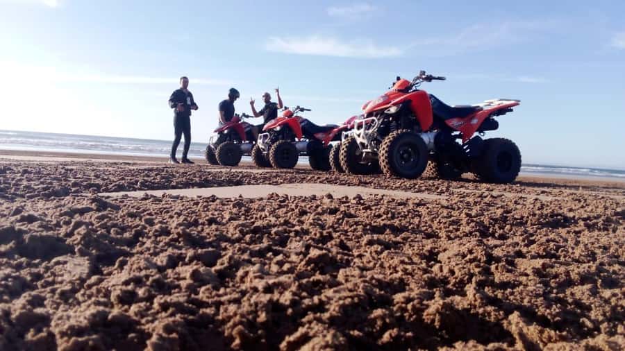 Agadir/Taghazout: Quad Bike and Sandboarding Tour - Sandboarding on the dunes: fun for first-timers and repeat riders