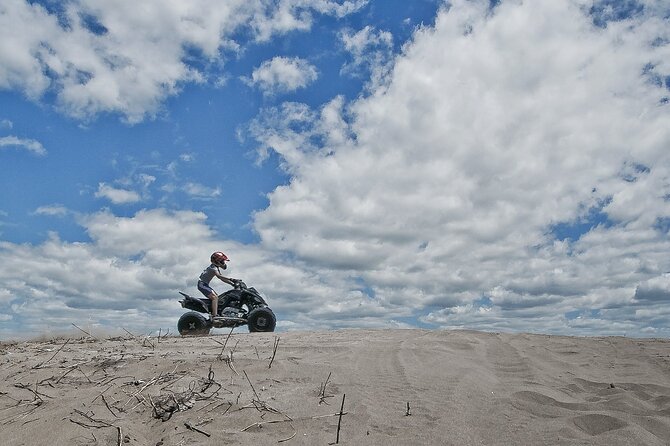 Agadir Taghazout Quad Biking Trip With Lunch - Taghazout Beach stop for the sea-breeze reset