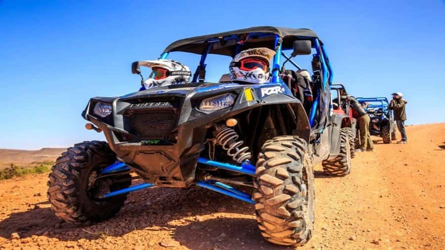 Agafay Desert: Buggy Rides, Dinner & Show Under the Stars - Pickup From Marrakech and The 45-Minute Van Ride