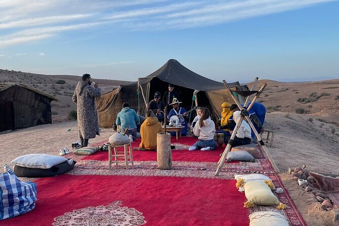 Agafay Desert dinner & camel ride with show - Berber tent dinner under the stars, plus live entertainment