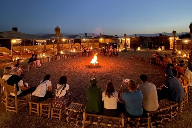 Agafay Desert Package: Quad, Camel Rides & Dinner Show or Lunch - Pickup, argan oil, and mint tea at the desert camp