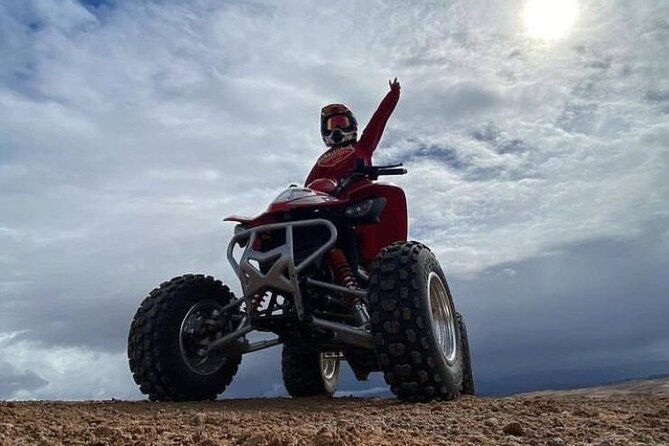 Agafay desert quad bike adventure - Water, dust, and comfort after the ride