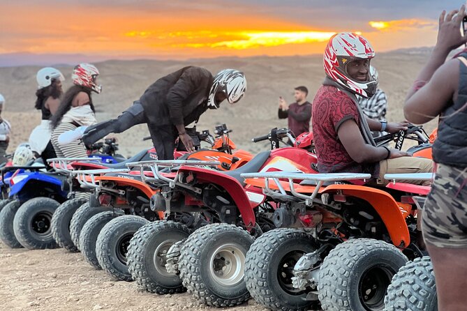 Agafay Desert: Quad Bike, Camel Ride and Dinner Show in Marrakech - Dinner in a Berber-style camp, with tajine and music