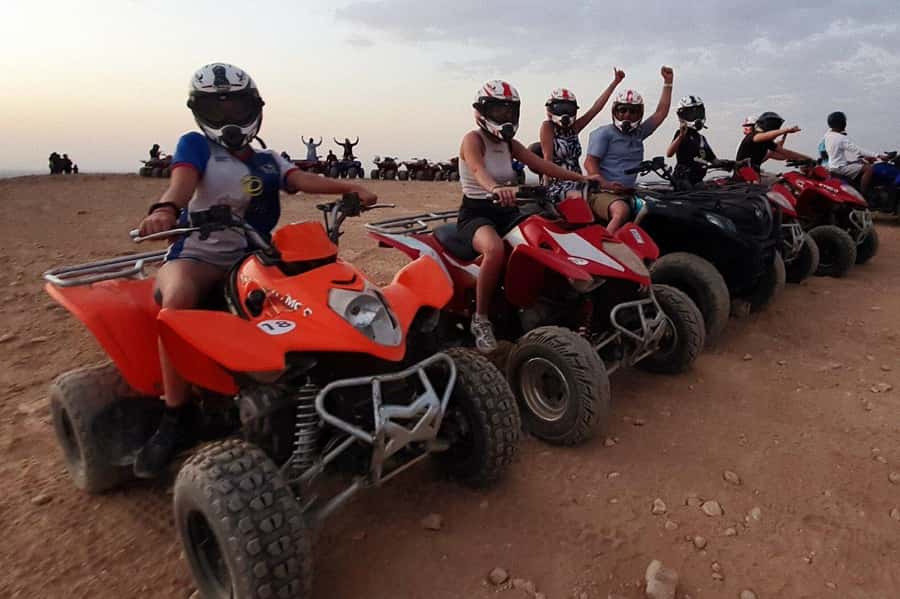 Agafay Desert: Quad Bike Experience with Lunch - Safety briefing and practice: how you learn before you race dunes