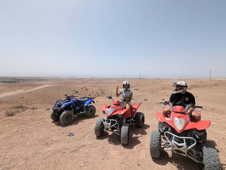 Agafay Desert: Quad Bike Experience with Lunch - Pickup, van ride, and why the total time can feel shorter