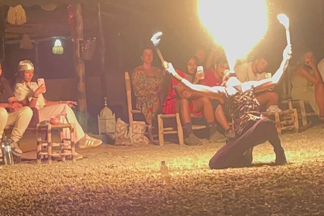 Agafay Desert : Quad Biking, Camel Ride and Dinner - Moroccan Dinner in the Desert Camp, With Fire Show and Music