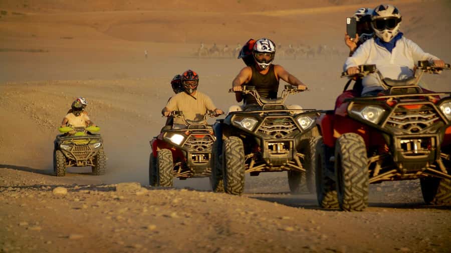 Agafay Desert: Quad Biking, Camel Ride, Lunch - Quad biking in Agafay: rules, timing, and how the ride really works