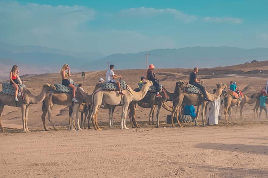 Agafay Desert: Quad Biking, Camel Ride, Lunch - Camel ride contrast: calm, photos, and 20 minutes of slow time