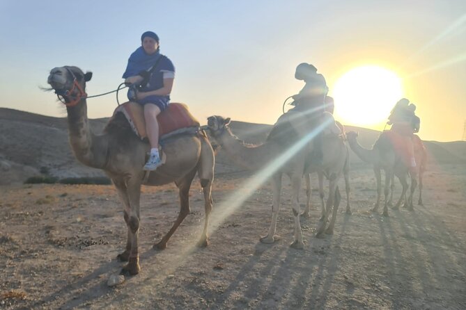Agafay desert sunset camel ride Tour from Marrakech - Pickup From Your Marrakech Hotel and the 40-Minute Ride Out