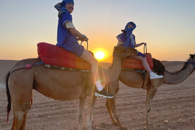 Agafay desert sunset camel ride Tour from Marrakech - Sunset Photo Stops in the Agafay Dunes