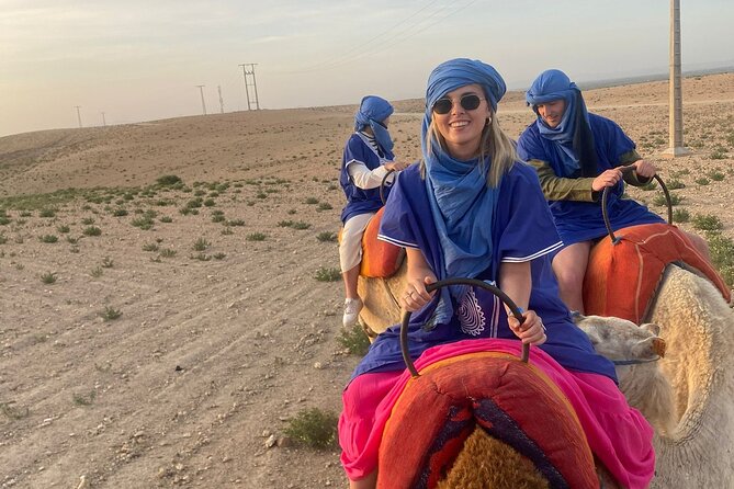 Agafay desert sunset camel ride Tour from Marrakech - The Haima Evening: Mint Tea, Live Music, and Real Rest