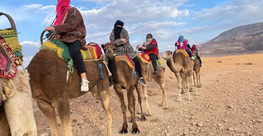 Agafay: Half-Day Rocky Desert Quad & Camel Ride with Lunch - Camel Ride on Agafay: Nomad Style and Real Photo Time
