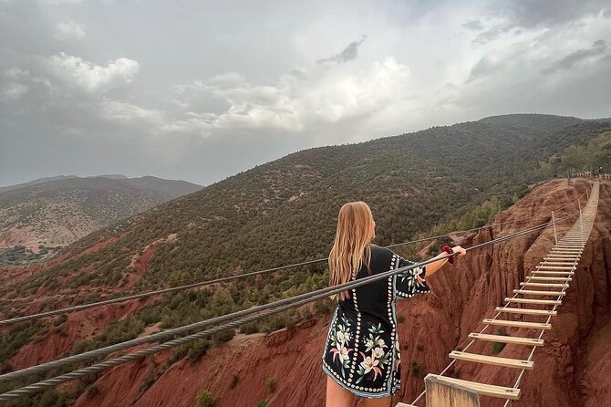 Atlas Mountain Zip Line And waterfalls berber villages with camel - High Atlas Mountains and Imlil Valley: the morning walk and waterfall time