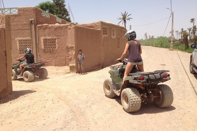ATV Quad biking in Marrakech desert palmgrove - Photography is optional, so you control the deal