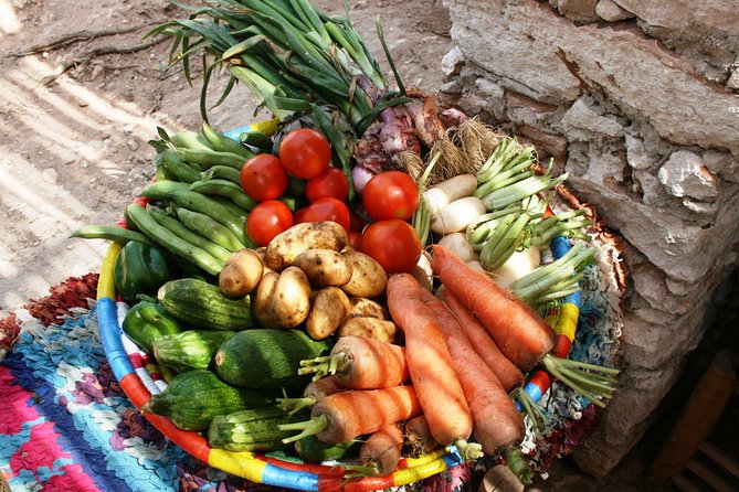 Berber Cooking Class at a Farm in the Countryside & shopping at a rural Souk. - Tagine time: vegetables, goat meat, spices, and farm olive oil