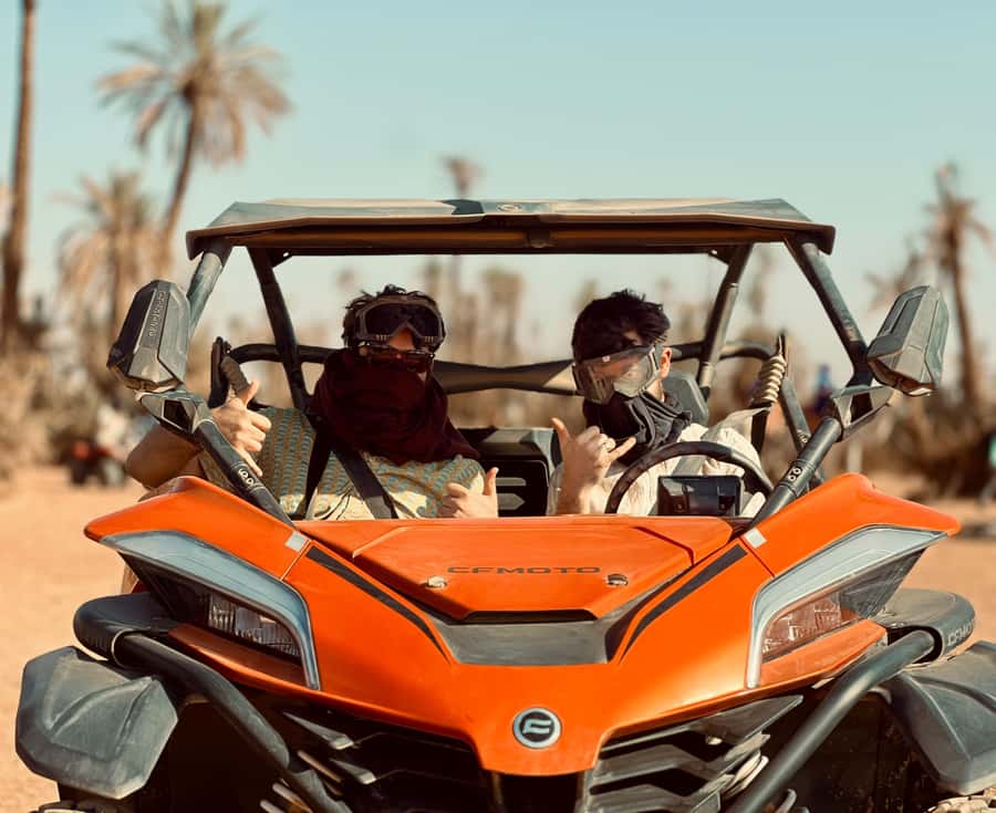 Buggy 1000 cc Adventure in Marrakech Desert - Marrakech Palmeraie start, with High Atlas views that frame your ride