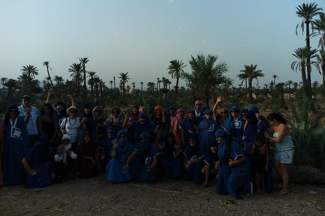 Camel riding in marrakech - Getting Dressed in Blue Touareg-Style Outfits