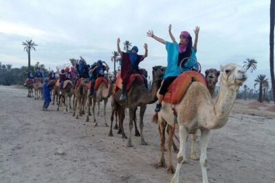 Camel riding in marrakech