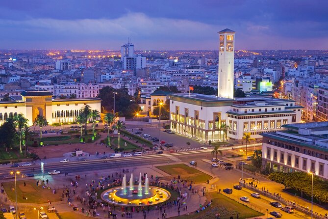Casablanca City Night Tour and Traditional Moroccan Dinner - Twin Center and Ain Diab: modern Casablanca and a waterfront reset