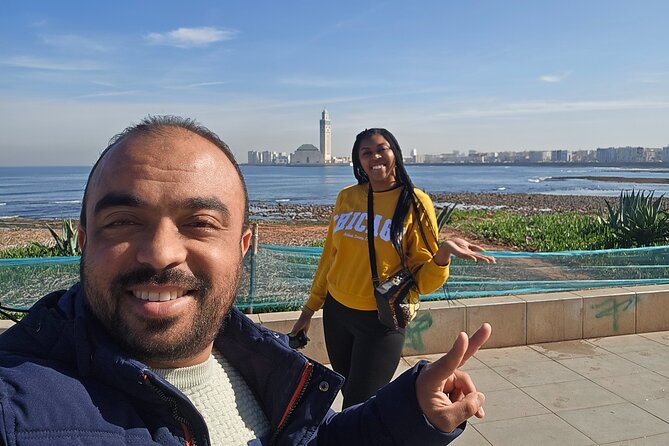 Casablanca Tower From Hassan Mosque2 to Royal Palace - La Corniche Waterfront: A Sea-Breeze Reset