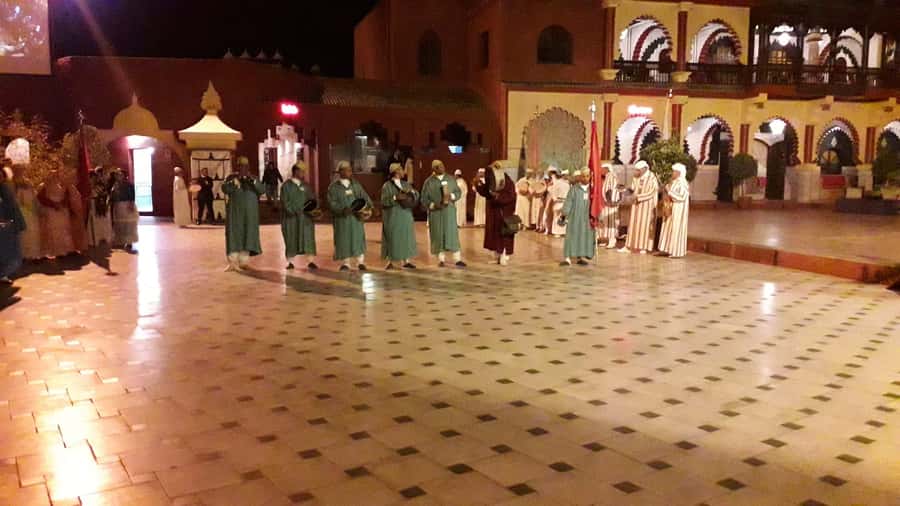 Chez Ali Dinner & Horsemen Show From Marrakech - Acrobats, belly dancers, and horse stunts before Fantasia